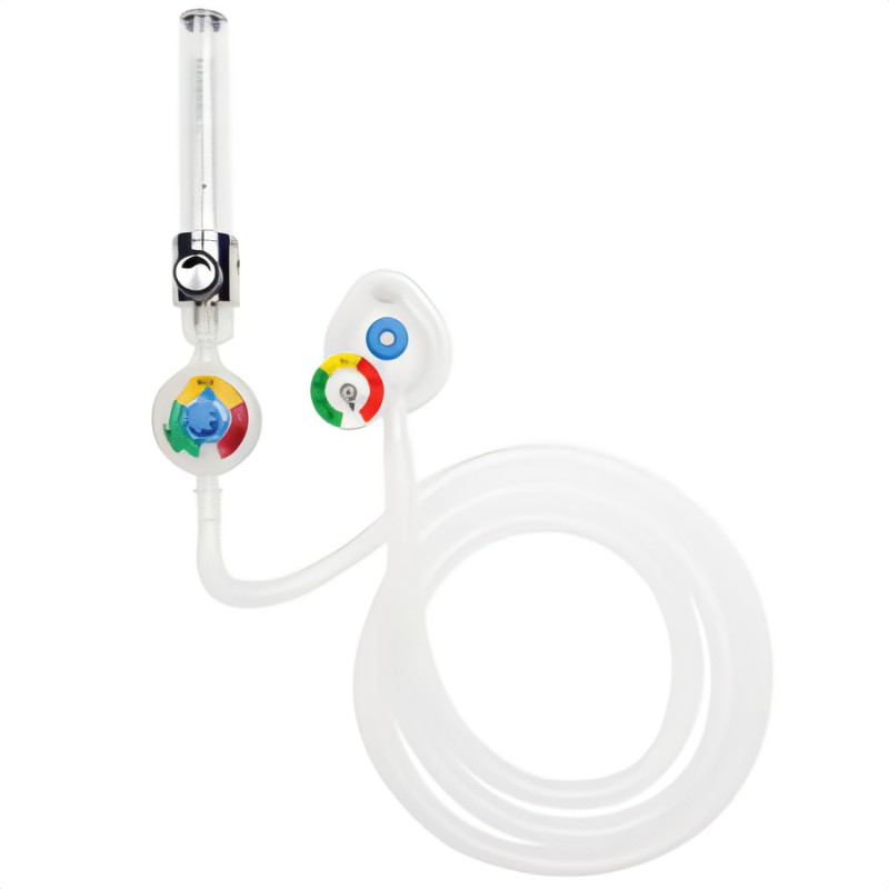 Neo Tee Infant T-Piece Resuscitator, In-Line Controller, Circuit, No Mask, 0 - 60 cm H2O Manometer